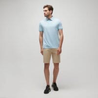 Koszulka polo męska TIMBERLAND POLO BABOOSIC BROOK OXFORD POLO tb0a6bwgeoa1 kolor blekitny