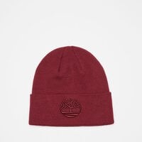 Czapka zimowa damska TIMBERLAND CZAPKA TONAL 3D EMBROIDERY BEANIE tb0a2pjreic1 kolor bordowy