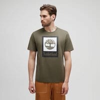 T-shirt, koszulka męska TIMBERLAND T-SHIRT STACK LOGO COLORED SHORT TEE tb0a5qs2a581 kolor zielony