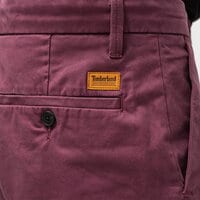 Spodnie męskie TIMBERLAND SPODNIE SARGENT LAKE STRETCH TWILL CHINO PANT SLI tb0a2byyg691 kolor bordowy