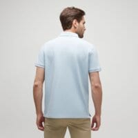 Koszulka polo męska TIMBERLAND POLO MILLERS RIVER PIQUE POLO tb0a6vdp9401 kolor blekitny