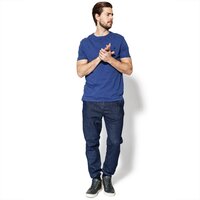 T-shirt, koszulka męska TIMBERLAND T-SHIRT SS GREAT BROOK O'DYE CREW a1l6y428 kolor granatowy