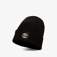 Czapka zimowa damska TIMBERLAND CZAPKA CUFFED BEANIE WITH PATCH tb0a2p3y0011 kolor czarny