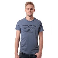 T-shirt, koszulka męska TIMBERLAND T-SHIRT SS OVERDYE  MARL GRAPHIC 5615j912 kolor szary