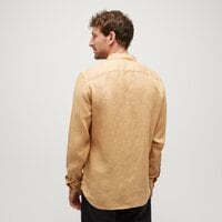 Koszula męska TIMBERLAND KOSZULA LINEN KOREAN COLLAR SHIRT tb0a2dc1eh31 kolor beżowy