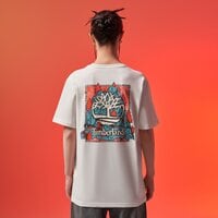 T-shirt, koszulka męska TIMBERLAND T-SHIRT BACK GRAPHIC SHORT SLEEVE TEE tb0a5udycm91 kolor biały