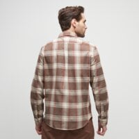 Koszula męska TIMBERLAND KOSZULA HERRINGBONE FLANNEL CHECK SHIRT tb0a42y1bk21 kolor brązowy