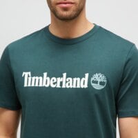 T-shirt, koszulka męska TIMBERLAND T-SHIRT KENNEBEC RIVER LINEAR LOGO TEE tb0a5upq3171 kolor turkusowy