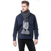 Damskie TIMBERLAND SZALIK POM WAFFLE KNIT SCARF - j1782010 kolor szary