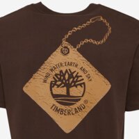 T-shirt, koszulka męska TIMBERLAND T-SHIRT "BADOINK" SS BACK GRAPHIC TEE tbc0yhdbc351 kolor khaki