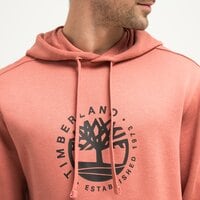 Bluza męska TIMBERLAND BLUZA Z KAPTUREM REFIBRA LOGO HOODED SWEATSHIRT tb0a65undj11 kolor różowy