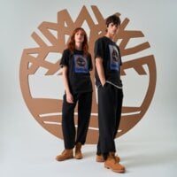 T-shirt, koszulka męska TIMBERLAND T-SHIRT GRAPHIC LOGO SHORT SLEEVE TEE tb0a441b0011 kolor czarny