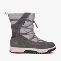 Dziecięce buty zimowe TIMBERLAND SNOW STOMPER PULL ON WP a1uj7 kolor szary