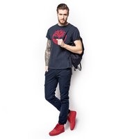 Spodnie męskie TIMBERLAND SPODNIE SARGENT CARGO a155g43334 kolor granatowy