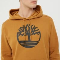 Bluza męska TIMBERLAND BLUZA Z KAPTUREM YC LOGO PULL OVER HOODIE tb0a2bjhp571 kolor musztardowy
