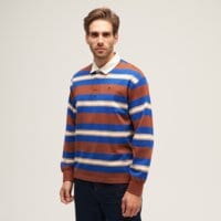 Koszulka polo męska TIMBERLAND POLO LS RUGBY POLO tbc0yhbdain1 kolor multicolor