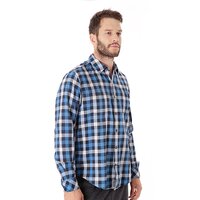 Koszula męska TIMBERLAND KOSZULA LS 2 LAYER PLAID SHIRT 4638j422 kolor niebieski