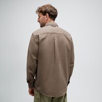 Koszula męska TIMBERLAND KOSZULA BRUSHED TWILL OVERSHIRT tb0a6uv6bk01 kolor brązowy