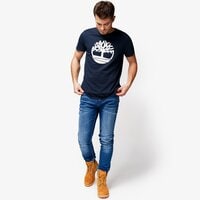 Spodnie męskie TIMBERLAND SPODNIE MIRROR LAKE SKINNY STRETCH DENIM a1mufn6834 kolor granatowy