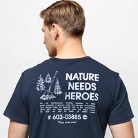 T-shirt, koszulka męska TIMBERLAND T-SHIRT SS SS WORKING AD INSPIRED TEE tb0a1yuc4331 kolor granatowy