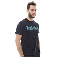 T-shirt, koszulka męska TIMBERLAND T-SHIRT LINEAR LOGO 4663j434 kolor granatowy