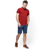 Koszulka polo męska TIMBERLAND POLO MILLERS RIVER PIQUE TIPPED POLO SLIM tb0a1o6zr091 kolor bordowy