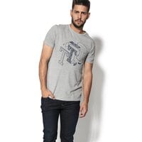 T-shirt, koszulka męska TIMBERLAND T-SHIRT SS KENNEBEC RV SEASONAL BRAND a1l7m052 kolor szary
