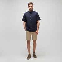 Koszula męska TIMBERLAND KOSZULA SHORT SLEEVE STRETCH POPLIN SHIRT tb0a2eye4331 kolor granatowy
