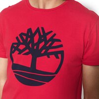 T-shirt, koszulka męska TIMBERLAND T-SHIRT SS SS KENNEBEC RIVER a1l6ok72 kolor czerwony