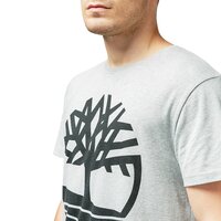 T-shirt, koszulka męska TIMBERLAND T-SHIRT SLS SEASONAL LOGO TEE a1n8yk65 kolor szary