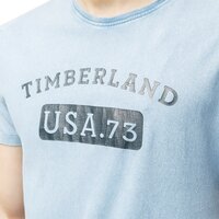 T-shirt, koszulka męska TIMBERLAND T-SHIRT VINTAGE GRAPHIC a1mj7a42 kolor niebieski