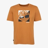 T-shirt, koszulka męska TIMBERLAND T-SHIRT LOGO GRAPHIC SHORT SLEEVE TEE tb0a43ybp471 kolor żółty