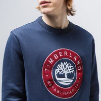Bluza męska TIMBERLAND BLUZA LITTLE COLD NECK BOUCLE TREE SWEATSHIRT tb0a2cq24331 kolor granatowy
