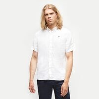 Koszula męska TIMBERLAND KOSZULA LS MILL RIVER LINEN SHIRT tb0a2dcc1001 kolor biały