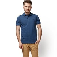 Koszulka polo męska TIMBERLAND POLO MILLERS RIVER PIQUE SLIM POLO tb0a1lil2881 kolor granatowy