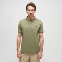 Koszulka polo męska TIMBERLAND POLO TIPPED PIQUE SHORT SLEEVE POLO tb0a5w4y5901 kolor zielony