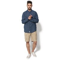 Koszula męska TIMBERLAND KOSZULA LS MILL RIVER LINEN SHIRT a1kte439 kolor granatowy