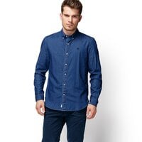 Koszula męska TIMBERLAND KOSZULA LS MUMFORD RIVER CLASSIC CHAMBRAY a1me5k53 kolor granatowy
