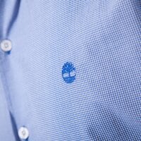 Koszula męska TIMBERLAND KOSZULA SS RATTLE GINGHAM 6629j479 kolor niebieski