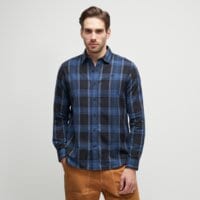 Koszula męska TIMBERLAND KOSZULA HERRINGBONE FLANNEL CHECK SHIRT tb0a42y1b231 kolor granatowy