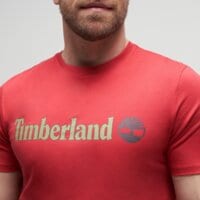 T-shirt, koszulka męska TIMBERLAND T-SHIRT LINEAR LOGO SHORT SLEEVE TEE tb0a5upqn961 kolor czerwony