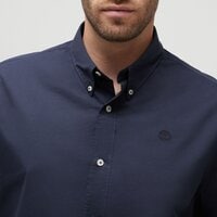 Koszula męska TIMBERLAND KOSZULA SHORT SLEEVE STRETCH POPLIN SHIRT tb0a2eye4331 kolor granatowy