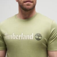 T-shirt, koszulka męska TIMBERLAND T-SHIRT LINEAR LOGO SHORT SLEEVE TEE tb0a5upqbq01 kolor zielony