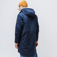 Kurtka zimowa męska TIMBERLAND KURTKA ZIMOWA MT KELSEY COTTON PARKA WITH SHERPA  tb0a2djh4331 kolor granatowy