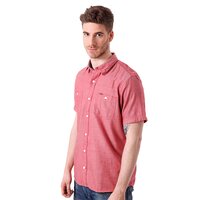 Koszula męska TIMBERLAND KOSZULA SS CHAMBRAY SHIRT 4615j613 kolor różowy