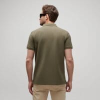 Koszulka polo męska TIMBERLAND POLO MILLERS RIVER PIQUE POLO tb0a6vdpa581 kolor khaki