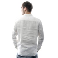 Koszula męska TIMBERLAND KOSZULA LS LINEN CLAREMONT 37600130 kolor biały