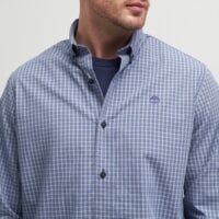Koszula męska TIMBERLAND KOSZULA MICRO PLAID POPLIN tb0a6jg7a7p1 kolor blekitny
