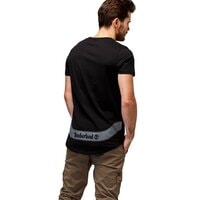 T-shirt, koszulka męska TIMBERLAND T-SHIRT REFLECTIVE MULTIGRAPHIC a1mke001 kolor czarny