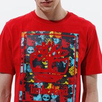 T-shirt, koszulka męska TIMBERLAND T-SHIRT CNY SS STAC LOGO TEE tb0a246dp921 kolor czerwony
